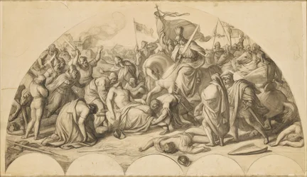 Rudolf I of Habsburg at the Body of Przemysl Ottokar II of Bohemia