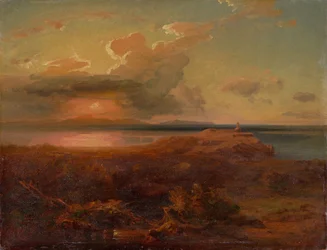 Aegina with the Temple of Apollo, circa 1835