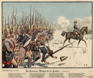 Prussian infantry at the Battle of Leuthen