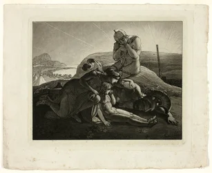 Tecmessa, Her Son and Teucer Lamenting the Dead Ajax