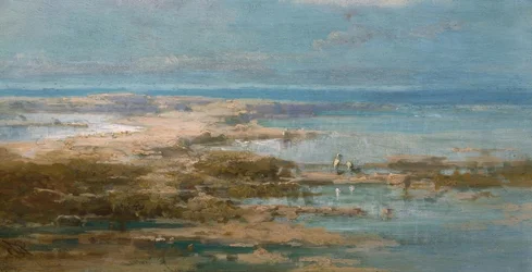 Nile Landscape with Storks