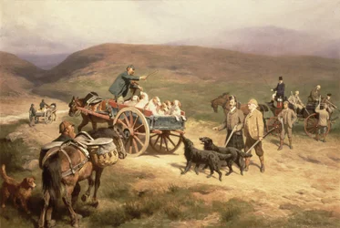 Grouse Shooting on the Glentanar Estate in Aberdeenshire