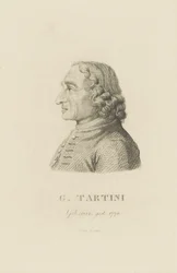 Portrait of the violinist and composer Giuseppe Tartini