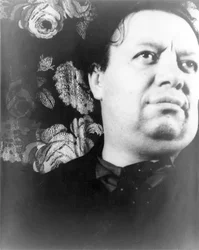 Diego Rivera, during a visit to New York