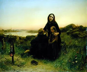 The Mourning Widow, 1852