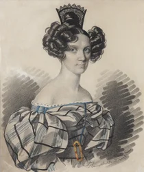 Portrait of Olga Nikolaevna Talyzina, née Zubova
