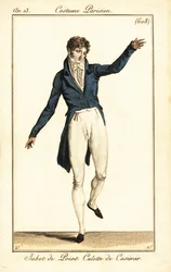 Dandy Dancing at a Ball, Paris