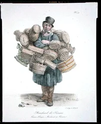 The Basket Seller, number 21 from 