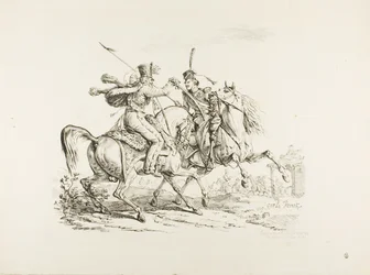 Hussard Killing a Cossack with a Sabre