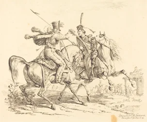 Hussar Striking a Cossack