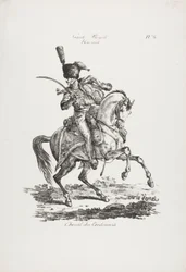 Royal Guard, Mounted Hussar and Horse No. 6