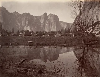 Cathedral Rocks, Yosemite, ca. 1872, printed ca. 1876