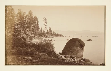Four Railroad Scenes and Four Views of Lake Tahoe: Lake Tahoe from Artist Point