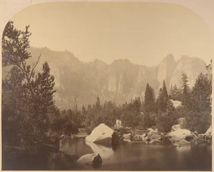 Cathedral Rock, Down the Valley, 1861