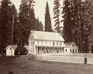 Mammoth Grove Hotel, ca. 1872, printed ca. 1876