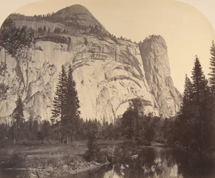 North Dome on Left - Royal Arches - Washington Column, Yosemite