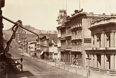 North Side of California Street, 1864, printed ca. 1876