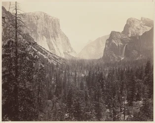 The Yosemite Valley from the Mariposa Trail, 1865-1866