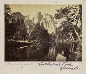 Cathedral Rocks, 2600 Feet, Yosemite Valley, Mariposa County, CAL. (no. 1008)