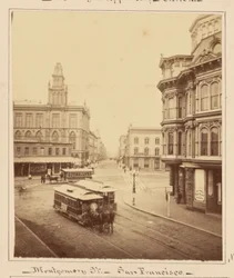 Montgomery Street from Market Street, San Francisco