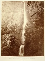 Multnomah Falls, Columbia River, Oregon, 2500 feet.