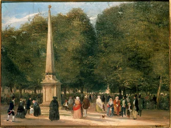 Flowers Feast for San Foca Celebration in Milan 20/04/1845