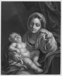 The Virgin and Child (from the picture in the Royal Collection)