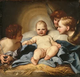 The Infant Christ with Angels and the Infant Saint John the Baptist