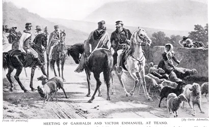 Meeting of Garibaldi and Victor Emmanuel at Teano