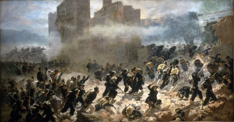 The Breach of Porta Pia - Rome, 20/09/1870.