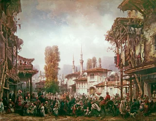Street Scene in Constantinople