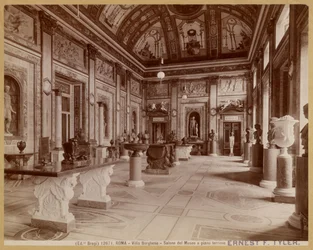 Rome - Villa Borghese - Museum Hall on the Ground Floor