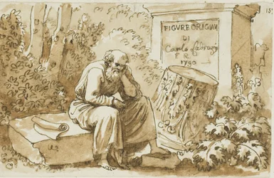 Sketch for Frontispiece to Figure Originali