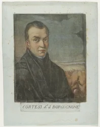 Portrait of Painter Jacques Courtois (Self-Portraits of Artists in the Uffizi Gallery in Florence series)
