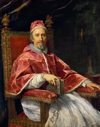 Portrait of Pope Clement IX 1600-1669, 1669