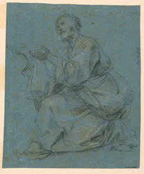Studies: Two sitting men, 1650–1675