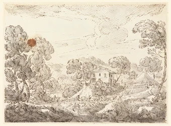 A Peasant’s Dwelling in Woody Country