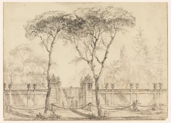 At the Gate of a Villa
