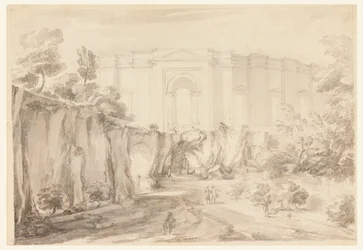 Design for a Hemicycle, Villa Albani, Rome, Italy