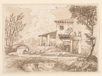Landscape with Villa, 1750–60