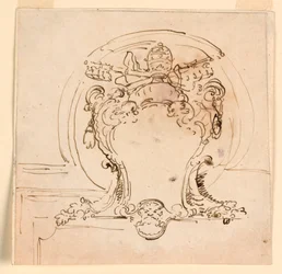 Papal Escutcheon, 1740–58
