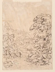 Road Leading to a Mountainous Town, 1750–1786