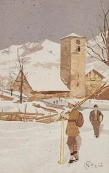 A View of Adelboden, Switzerland