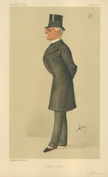 General Sir Donald Martin Stewart, Ahmed Khel, 15 January 1887, Vanity Fair cartoon