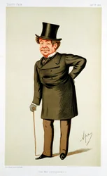 William Howard Russell, Irish-born British journalist, 1875