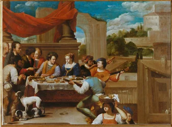 Saint Lazarus and the rich man