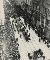 Funerals of Archdukes Franz Ferdinand of Austria and His Wife Killed in Sarajevo July 28