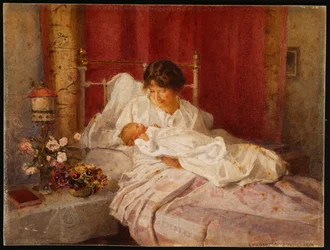 A Mother with her Baby