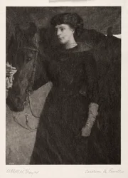 The Lady and Horse, 1887