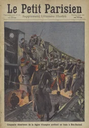 Fifty Deserters from the French Foreign Legion Stopping a Train at Bourached, Algeria